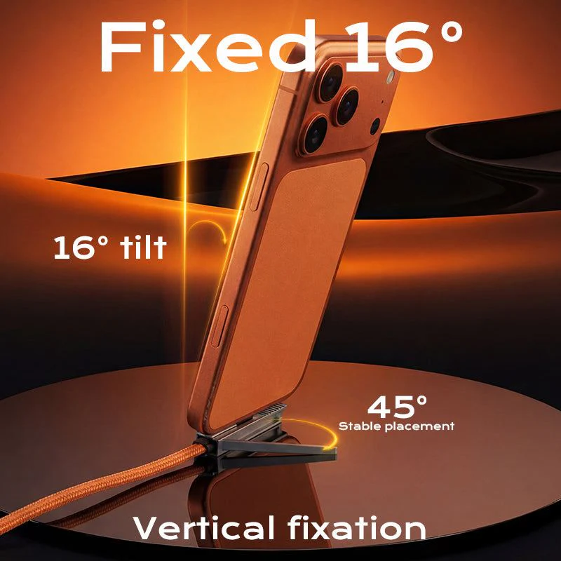 ChubbyCable StandLite™Pro - 90° 240W Fast Charge Cable with Invisible Stand & Phone Case Friendly - Image 2