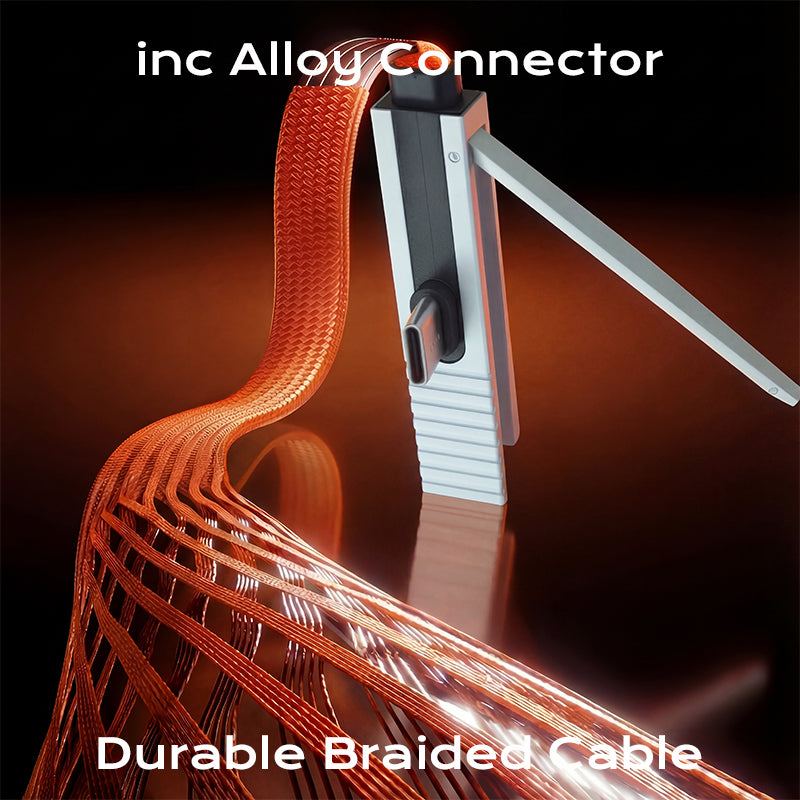 ChubbyCable StandLite™Pro - 90° 240W Fast Charge Cable with Invisible Stand & Phone Case Friendly - Image 7