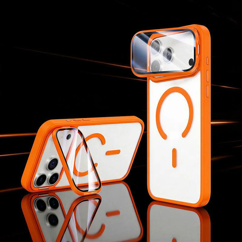 ChubbyArmor SEE - Skin-Feel Case With Hidden Bracket & Full Lens Protection For iPhone