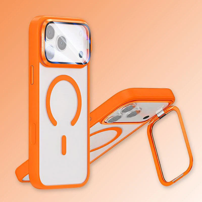ChubbyArmor SEE - Skin-Feel Case With Hidden Bracket & Full Lens Protection For iPhone - Image 6