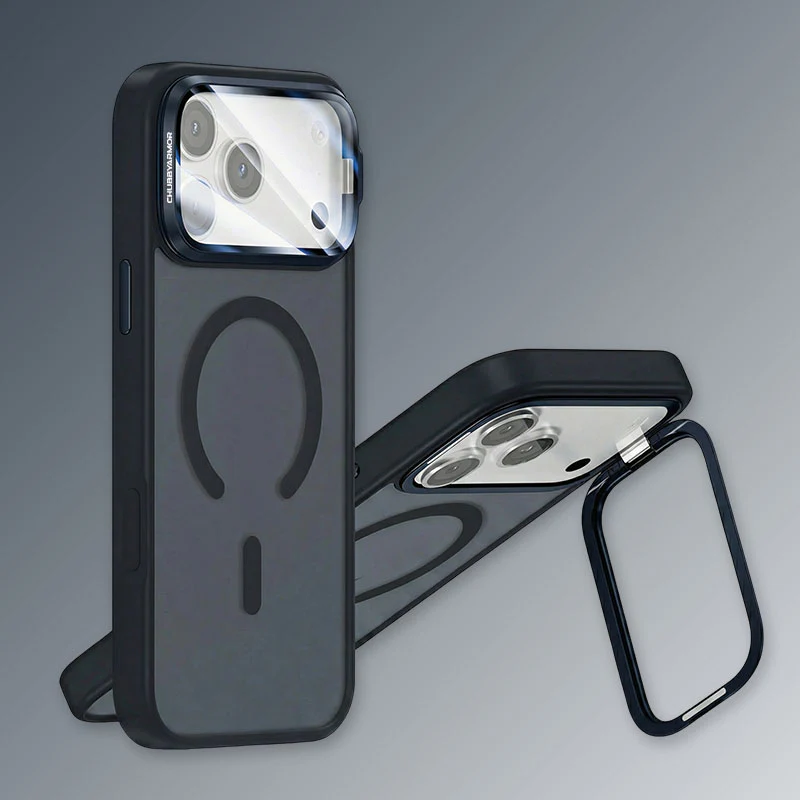 ChubbyArmor SEE - Skin-Feel Case With Hidden Bracket & Full Lens Protection For iPhone - Image 8