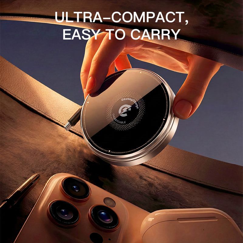 ChubbyCharge Compact - Retractable 3-in-1 Magnetic Charger & Hidden Stand - Image 3