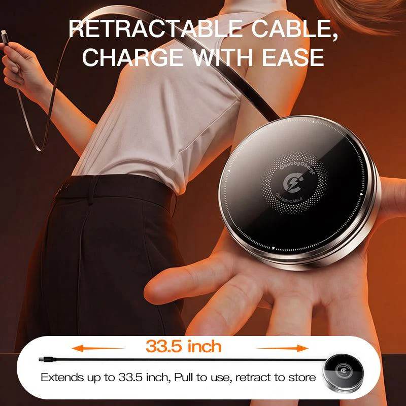 ChubbyCharge Compact - Retractable 3-in-1 Magnetic Charger & Hidden Stand - Image 4