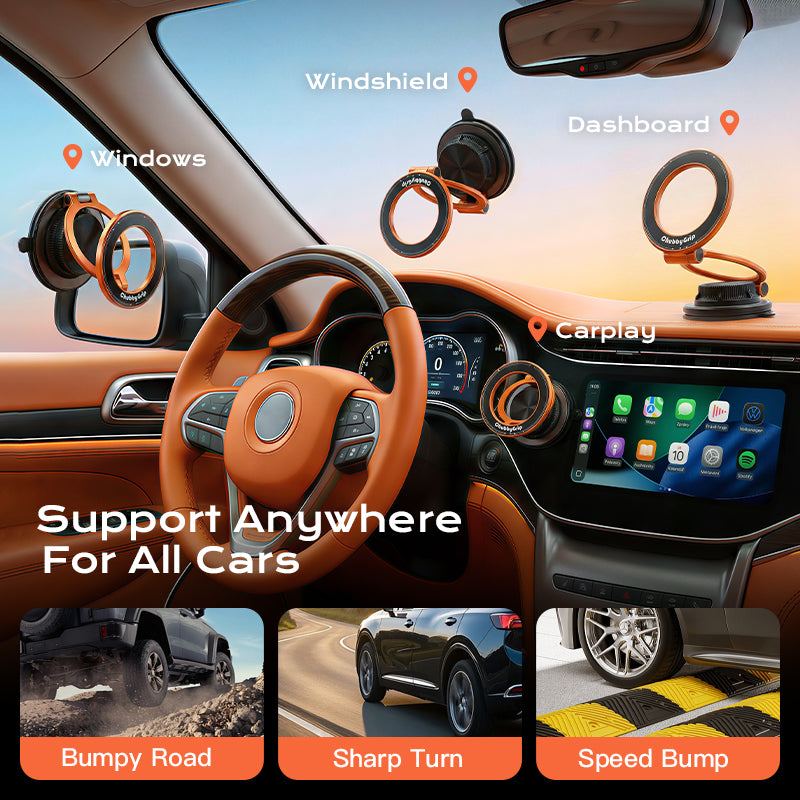 ChubbyGrip AirVac – Vacuum Magnetic Adjustable Phone Mount - Image 4