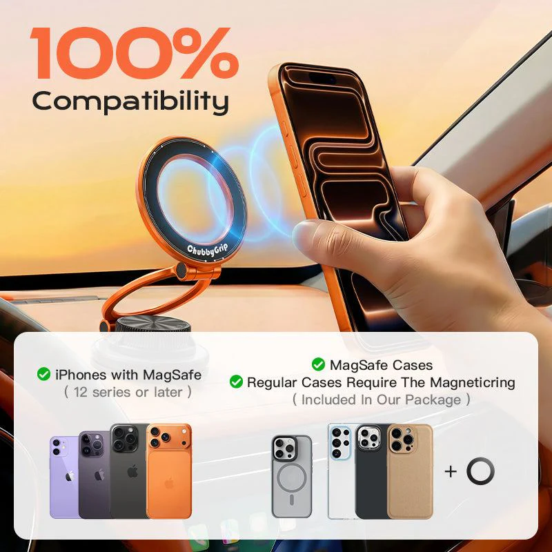 ChubbyGrip AirVac – Vacuum Magnetic Adjustable Phone Mount - Image 5