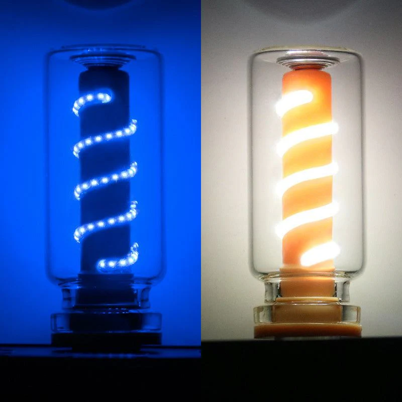 ChubbyGlow SpiralNova - Transparent RGB LED Light,USB Powered Mood Lighting for Car/Bedroom/Parties - Image 12
