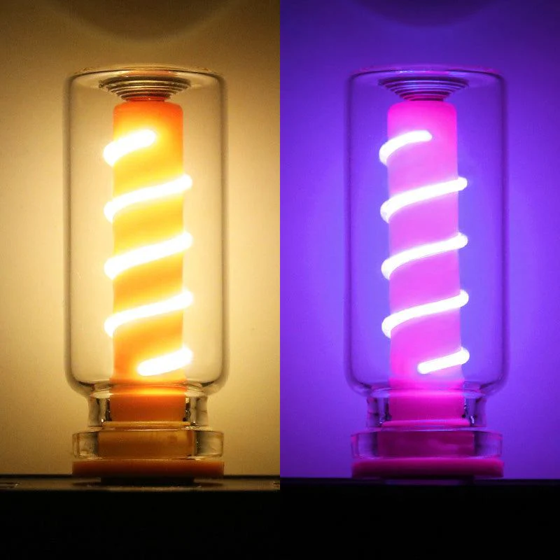 ChubbyGlow SpiralNova - Transparent RGB LED Light,USB Powered Mood Lighting for Car/Bedroom/Parties - Image 14