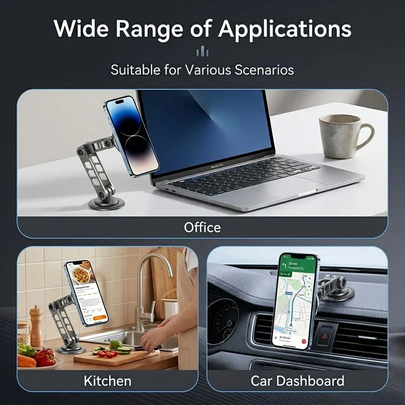 ChubbyGrip Flex - Magnetic Phone Holder with 360° Rotation & Foldable Design - Image 3