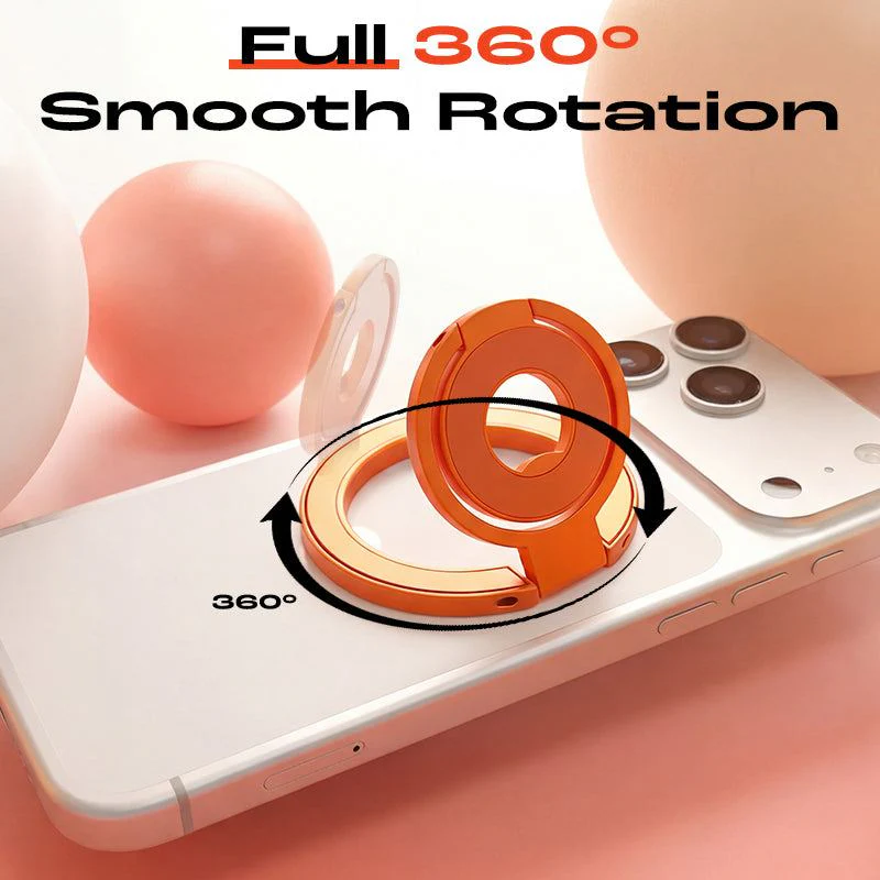 ChubbyGrip Lite – 360° Metal Folding Magnetic Phone Holder (Tri-Tone Edition) - Image 3