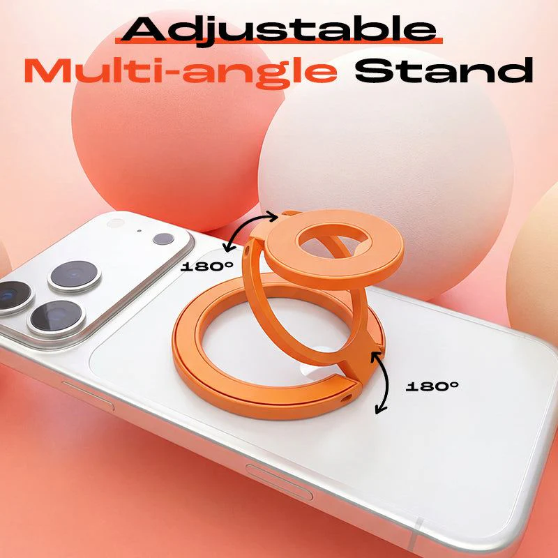 ChubbyGrip Lite – 360° Metal Folding Magnetic Phone Holder (Tri-Tone Edition) - Image 4