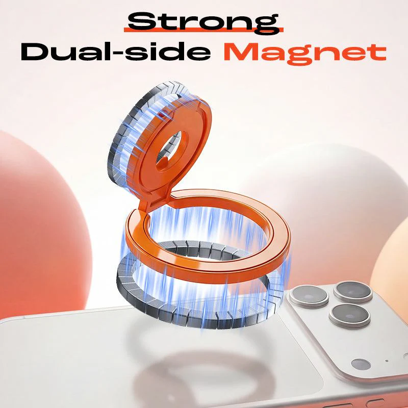 ChubbyGrip Lite – 360° Metal Folding Magnetic Phone Holder (Tri-Tone Edition) - Image 5