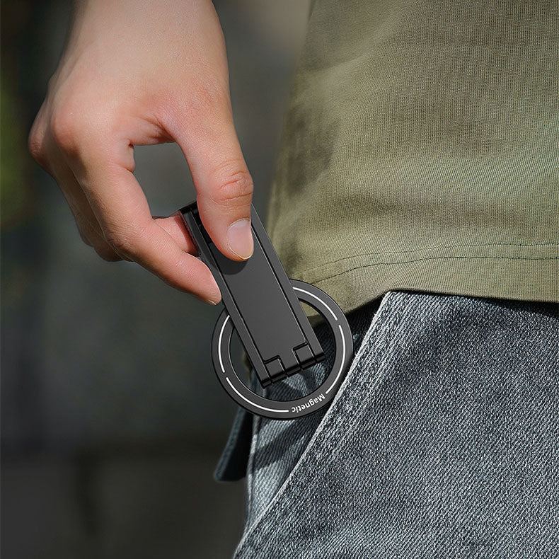 ChubbyGrip TriFold - Multi-Angle Adjustable, Foldable Aluminum Alloy Magnetic Triangle Stand - Image 4