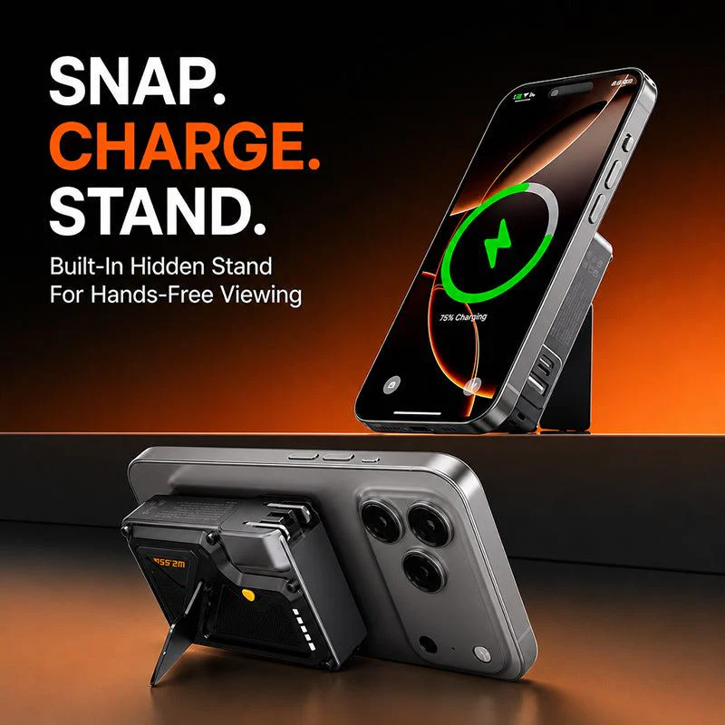 ChubbyPower Magnetic Power Bank – 10,000mAh Power Bank with Wall Plug - Image 5