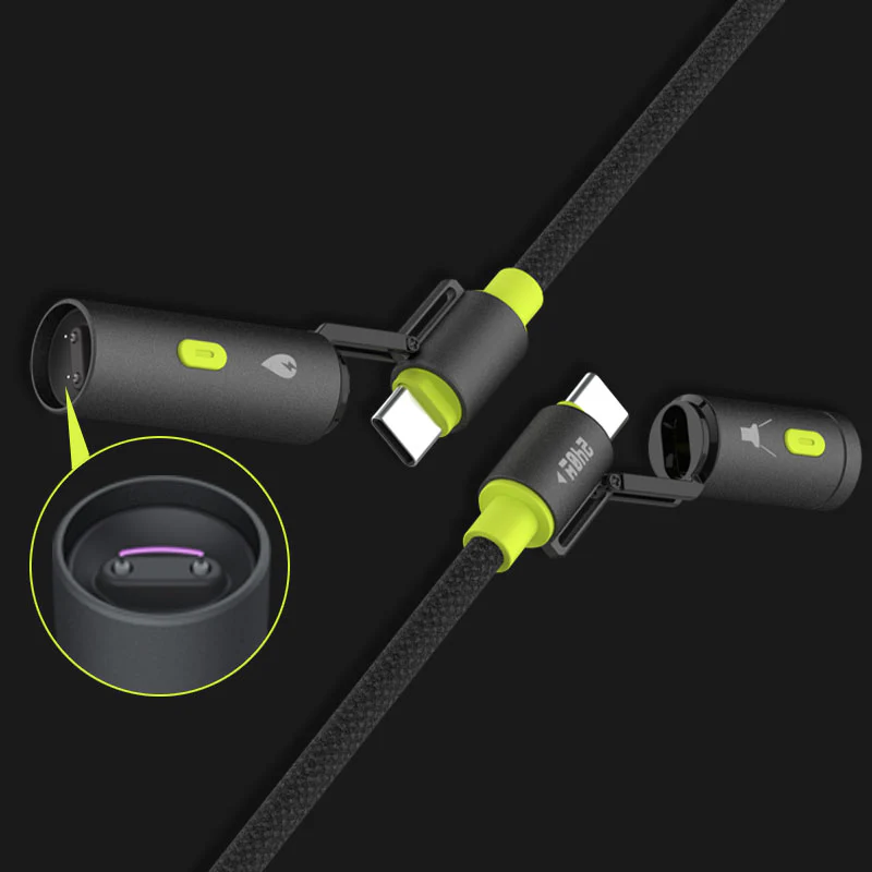 ChubbyWild 240W Rugged Charging Cable – Arc Ignite & Emergency Light, Outdoor Power Pro - Image 2