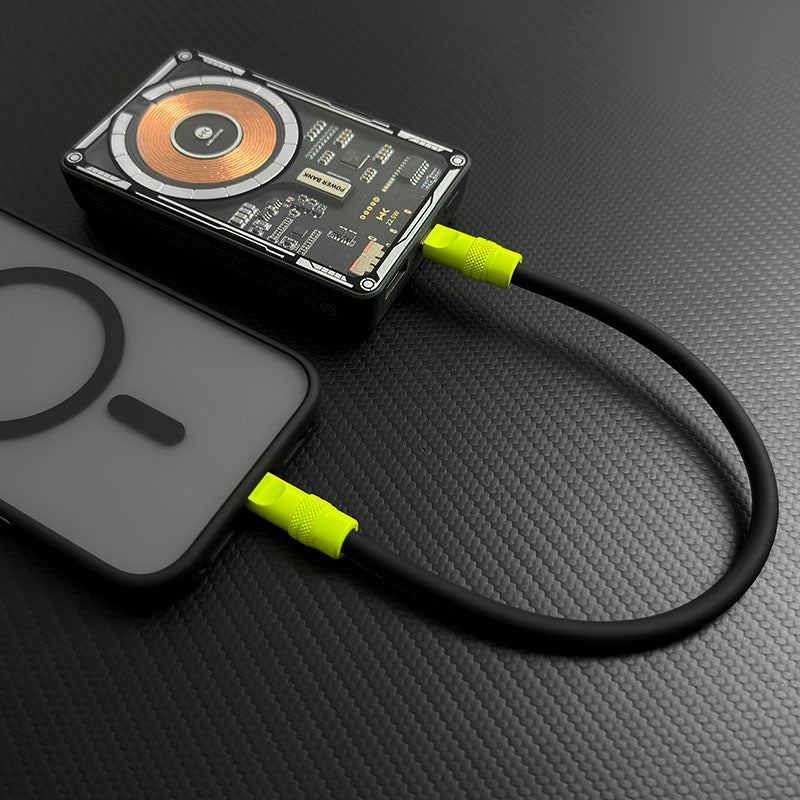 "Color Block Chubby" 240w Painted Power Bank Friendly Cable - Image 2