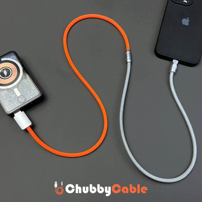 "Color-blocking Chubby" Charge Cable - Image 3
