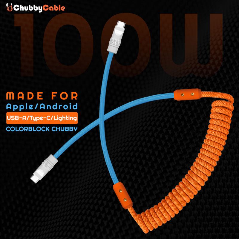 "Colorblock Chubby" New Spring Charge Cable