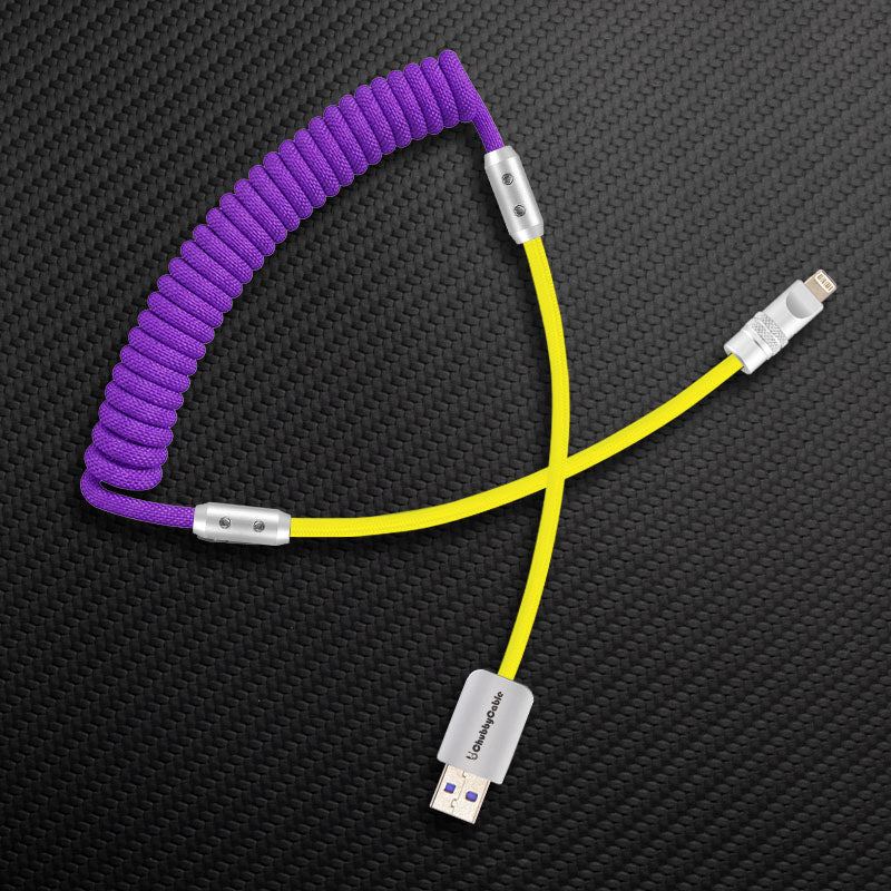 "Colorblock Chubby" Spring Charge Cable - Image 105