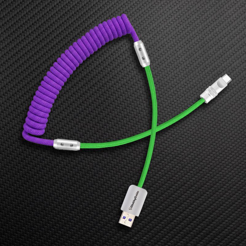 "Colorblock Chubby" Spring Charge Cable - Image 59