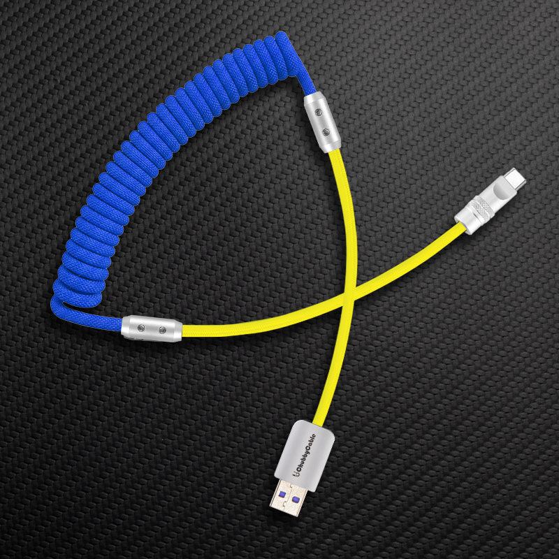 "Colorblock Chubby" Spring Charge Cable - Image 60