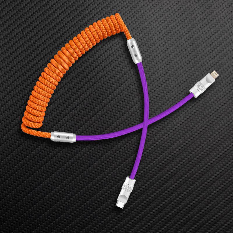 "Colorblock Chubby" Spring Charge Cable - Image 72