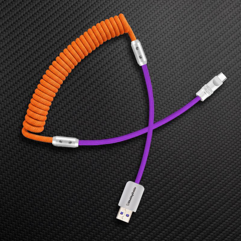 "Colorblock Chubby" Spring Charge Cable - Image 77