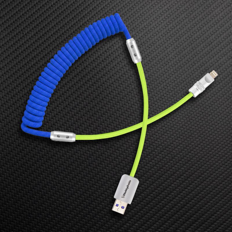 "Colorblock Chubby" Spring Charge Cable - Image 83