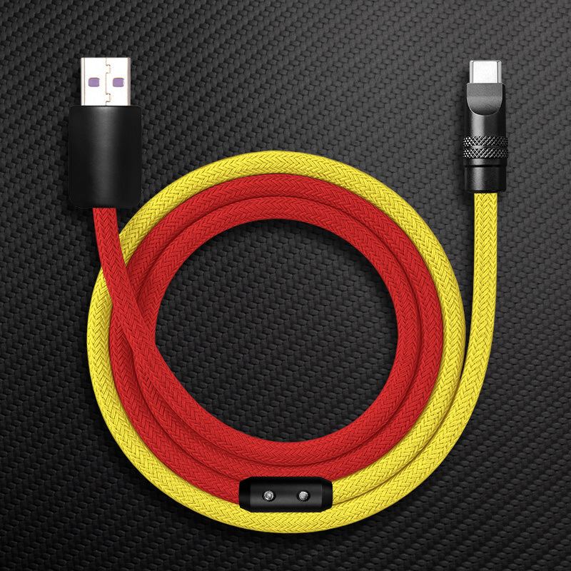 "ColorWeave Chubby" Vibrant Dual-Tone 240W Fast Charge Cable - More Colors - Image 17