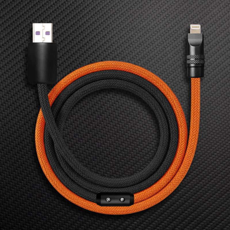 "ColorWeave Chubby" Vibrant Dual-Tone 240W Fast Charge Cable - More Colors - Image 19