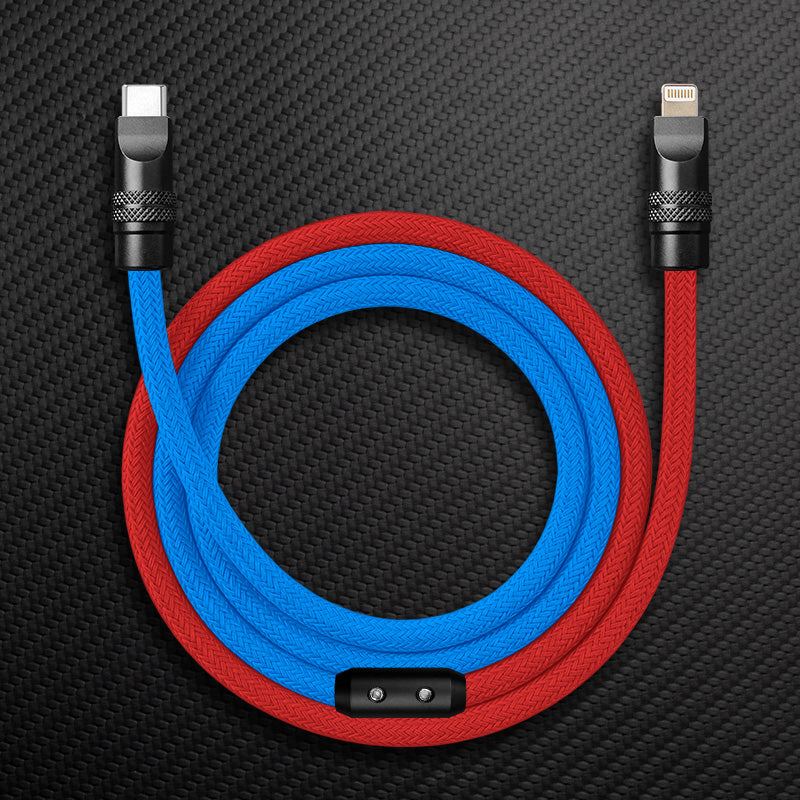 "ColorWeave Chubby" Vibrant Dual-Tone 240W Fast Charge Cable - More Colors - Image 26