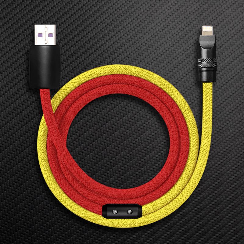 "ColorWeave Chubby" Vibrant Dual-Tone 240W Fast Charge Cable - More Colors - Image 28