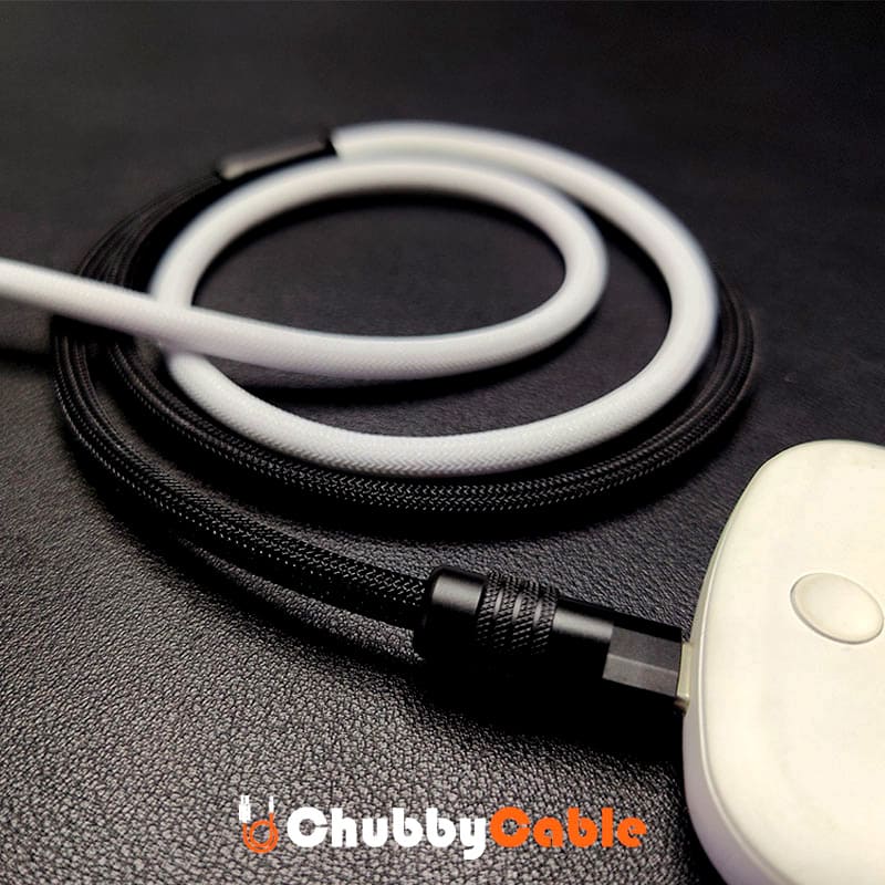 "ColorWeave Chubby" Vibrant Dual-Tone 240W Fast Charge Cable - More Colors - Image 4
