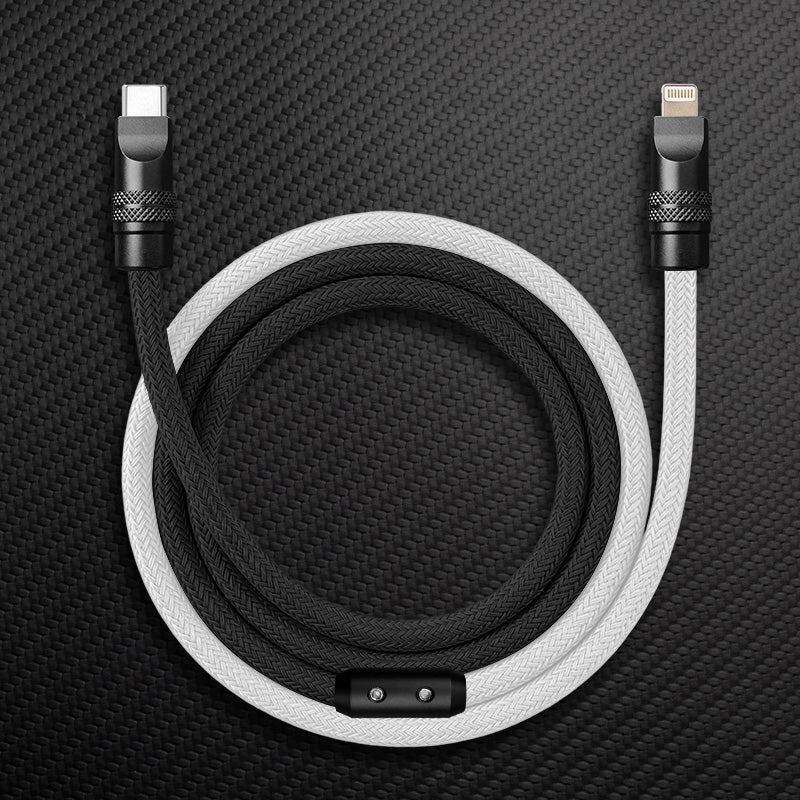 "ColorWeave Chubby" Vibrant Dual-Tone 240W Fast Charge Cable - Image 19