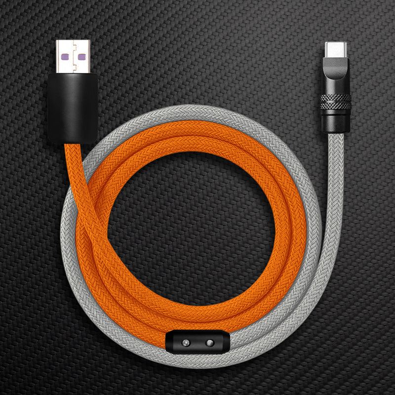 "ColorWeave Chubby" Vibrant Dual-Tone 240W Fast Charge Cable - Image 21