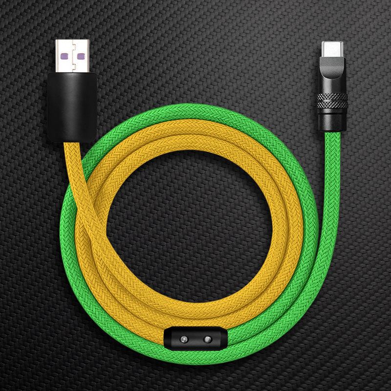 "ColorWeave Chubby" Vibrant Dual-Tone 240W Fast Charge Cable - Image 22