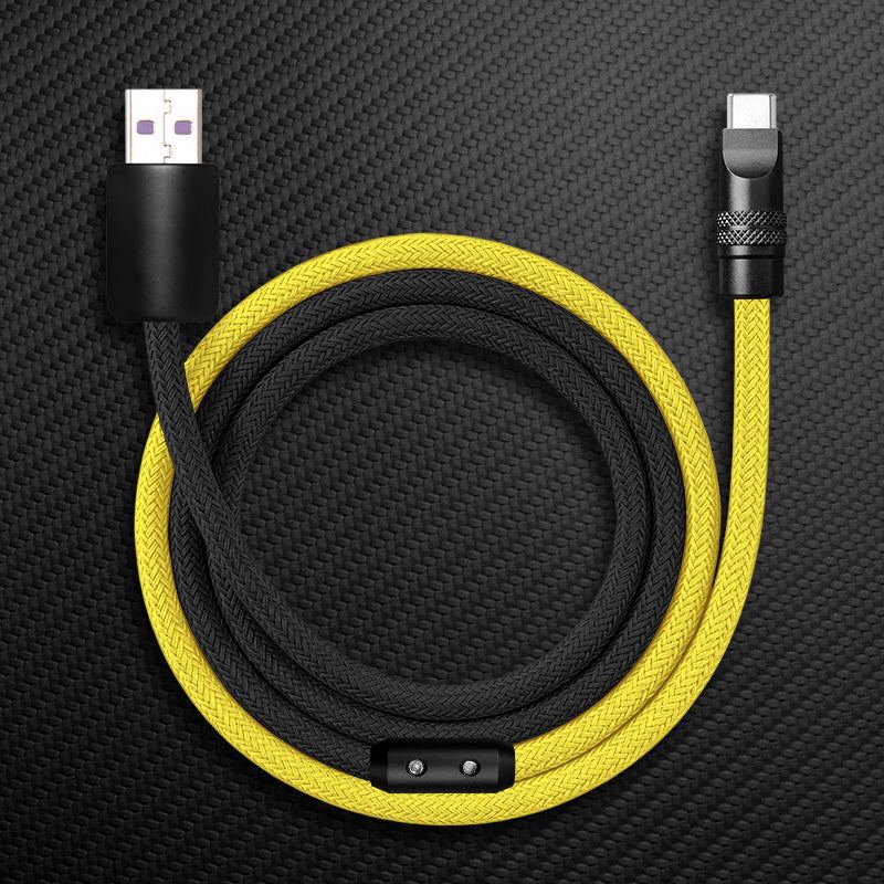 "ColorWeave Chubby" Vibrant Dual-Tone 240W Fast Charge Cable - Image 25