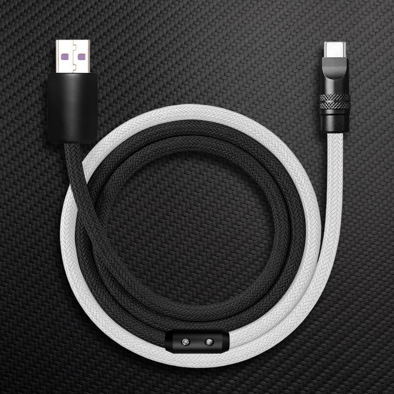 "ColorWeave Chubby" Vibrant Dual-Tone 240W Fast Charge Cable - Image 26