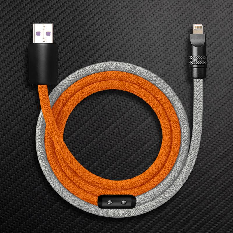 "ColorWeave Chubby" Vibrant Dual-Tone 240W Fast Charge Cable - Image 29