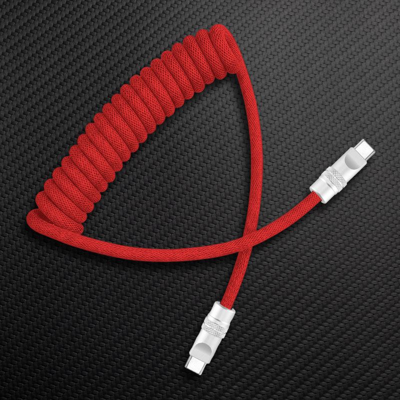 "Curly Chubby" Retractable Fast Charging Cable - Image 10