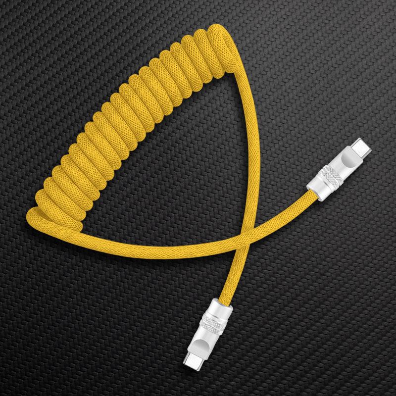 "Curly Chubby" Retractable Fast Charging Cable - Image 11