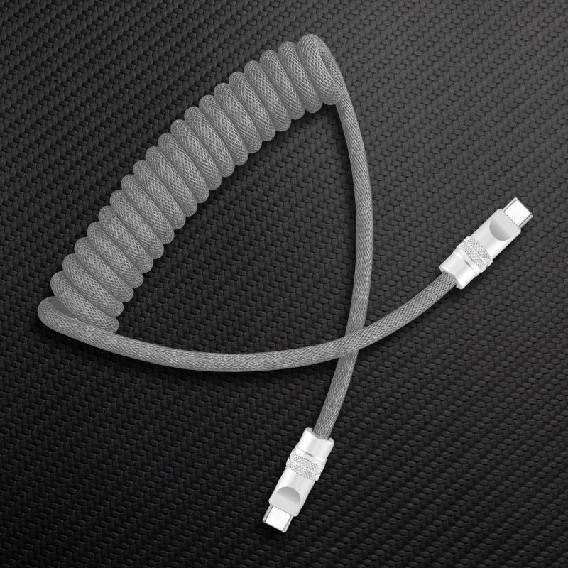 "Curly Chubby" Retractable Fast Charging Cable - Image 14