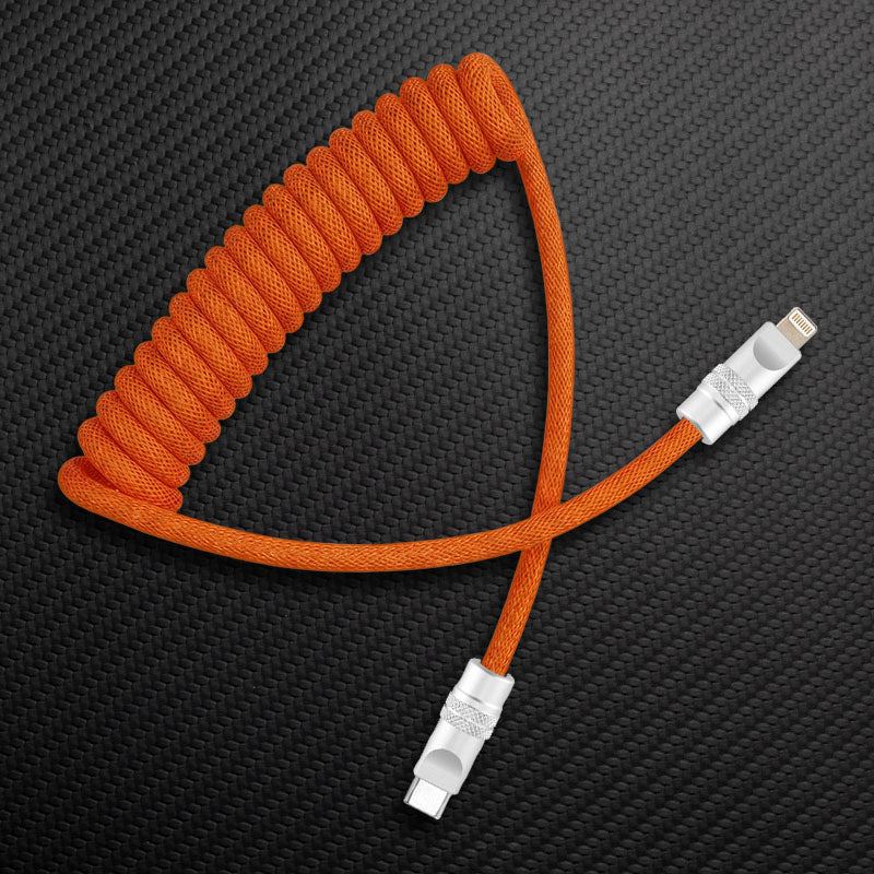 "Curly Chubby" Retractable Fast Charging Cable - Image 17