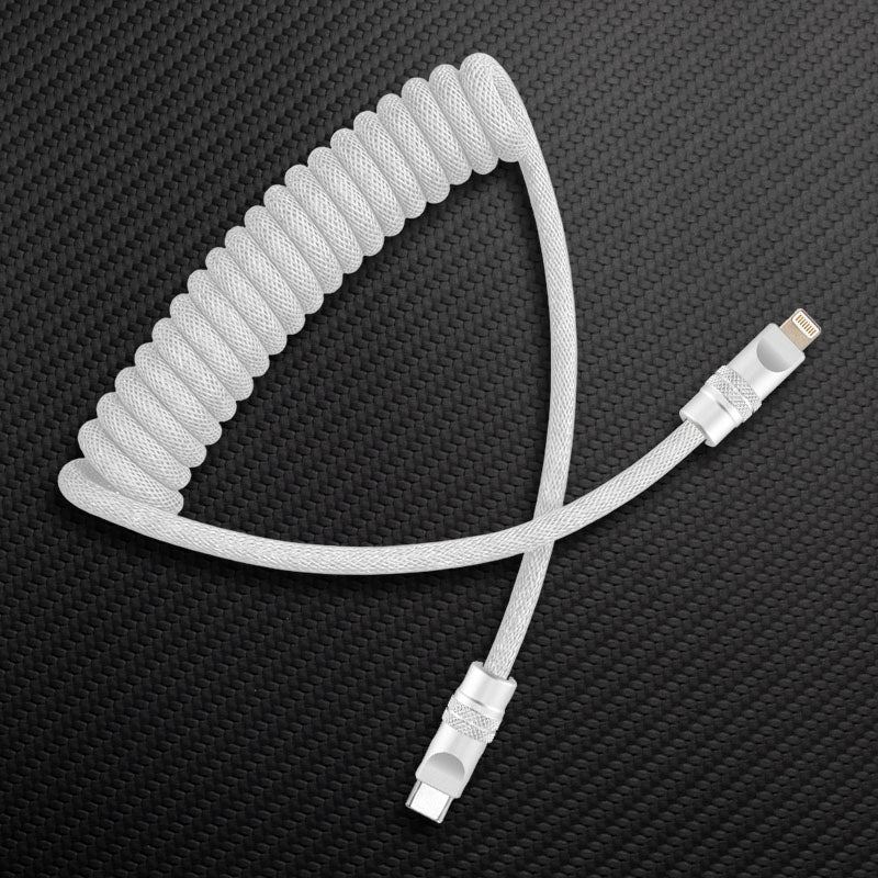 "Curly Chubby" Retractable Fast Charging Cable - Image 19