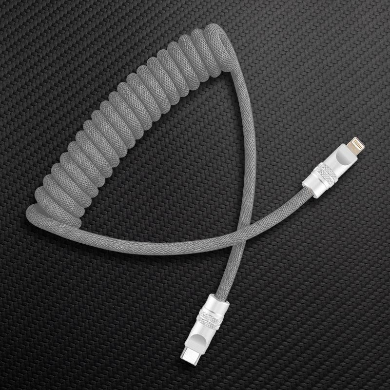 "Curly Chubby" Retractable Fast Charging Cable - Image 22