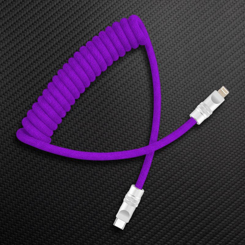 "Curly Chubby" Retractable Fast Charging Cable - Image 23