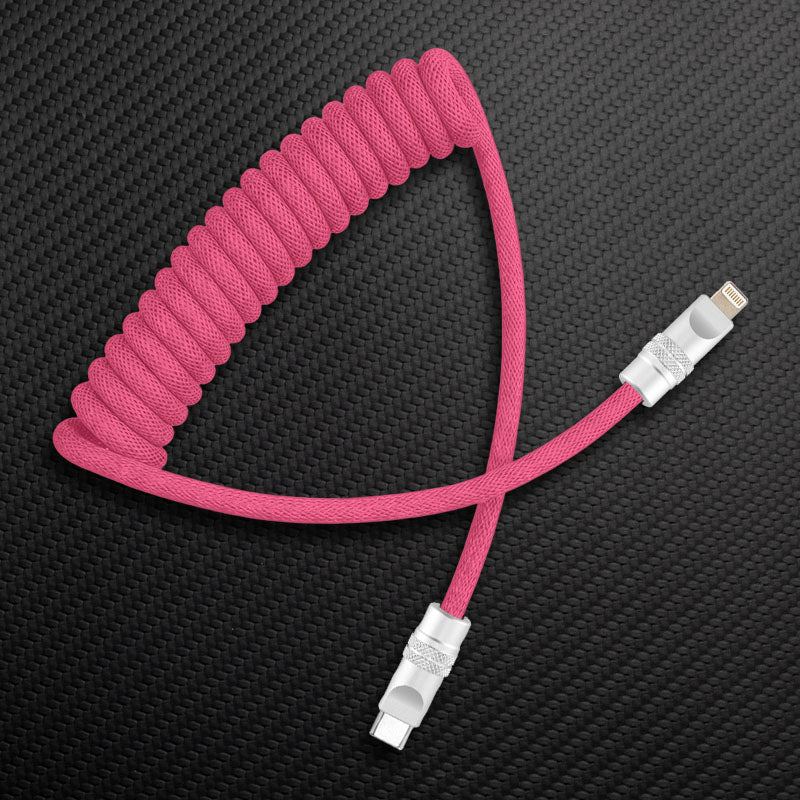 "Curly Chubby" Retractable Fast Charging Cable - Image 24