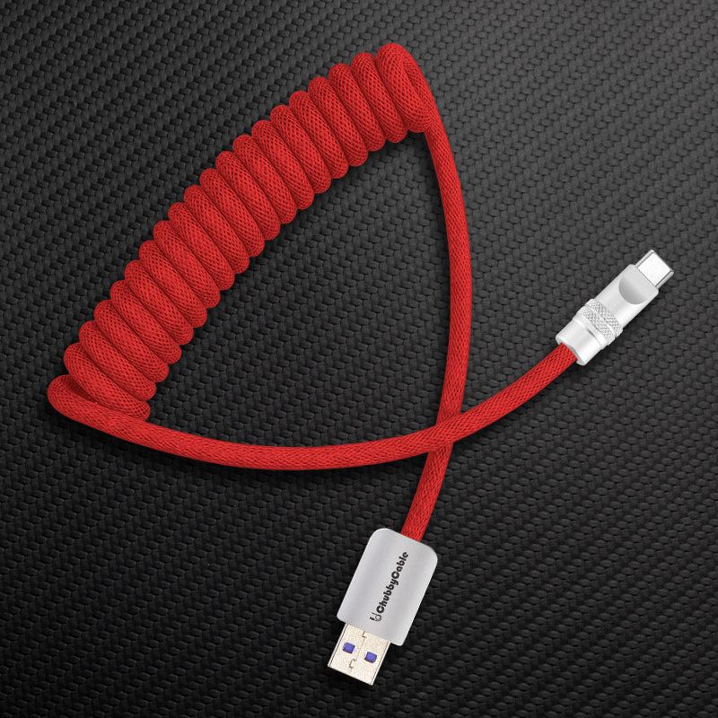 "Curly Chubby" Retractable Fast Charging Cable - Image 28