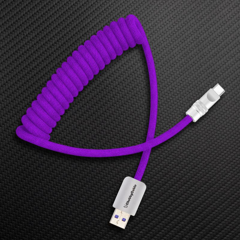 "Curly Chubby" Retractable Fast Charging Cable - Image 32