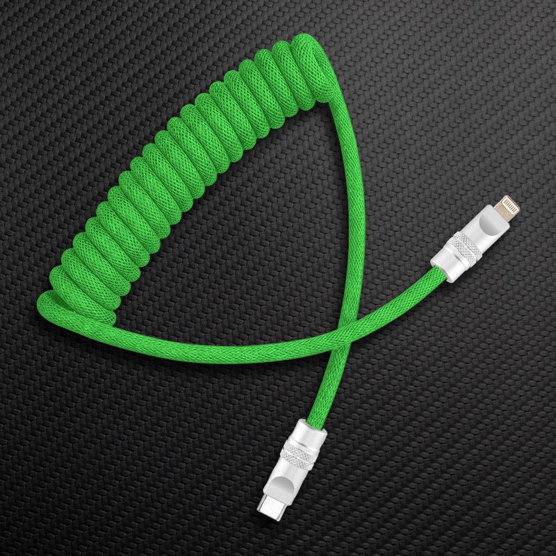 "Curly Chubby" Retractable Fast Charging Cable - Image 43
