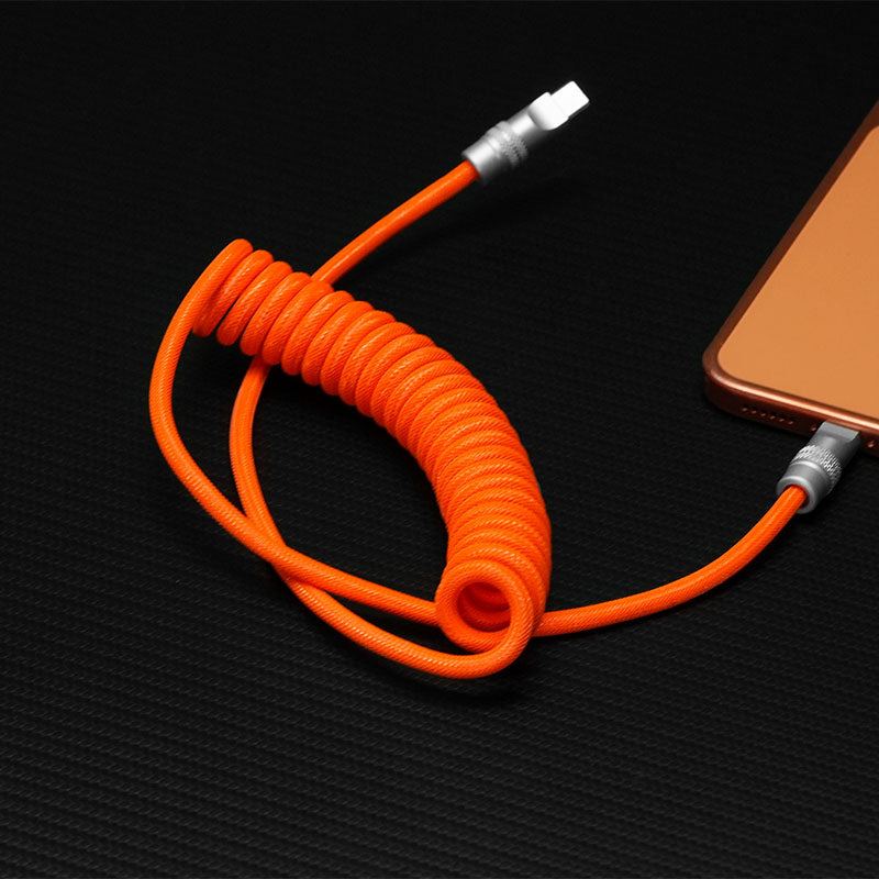 "Curly Chubby" Retractable Fast Charging Cable - Image 5
